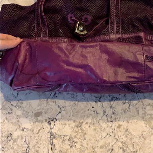 RARE Purple Snake skin embossed See By Chloe purse - Picture 2 of 6